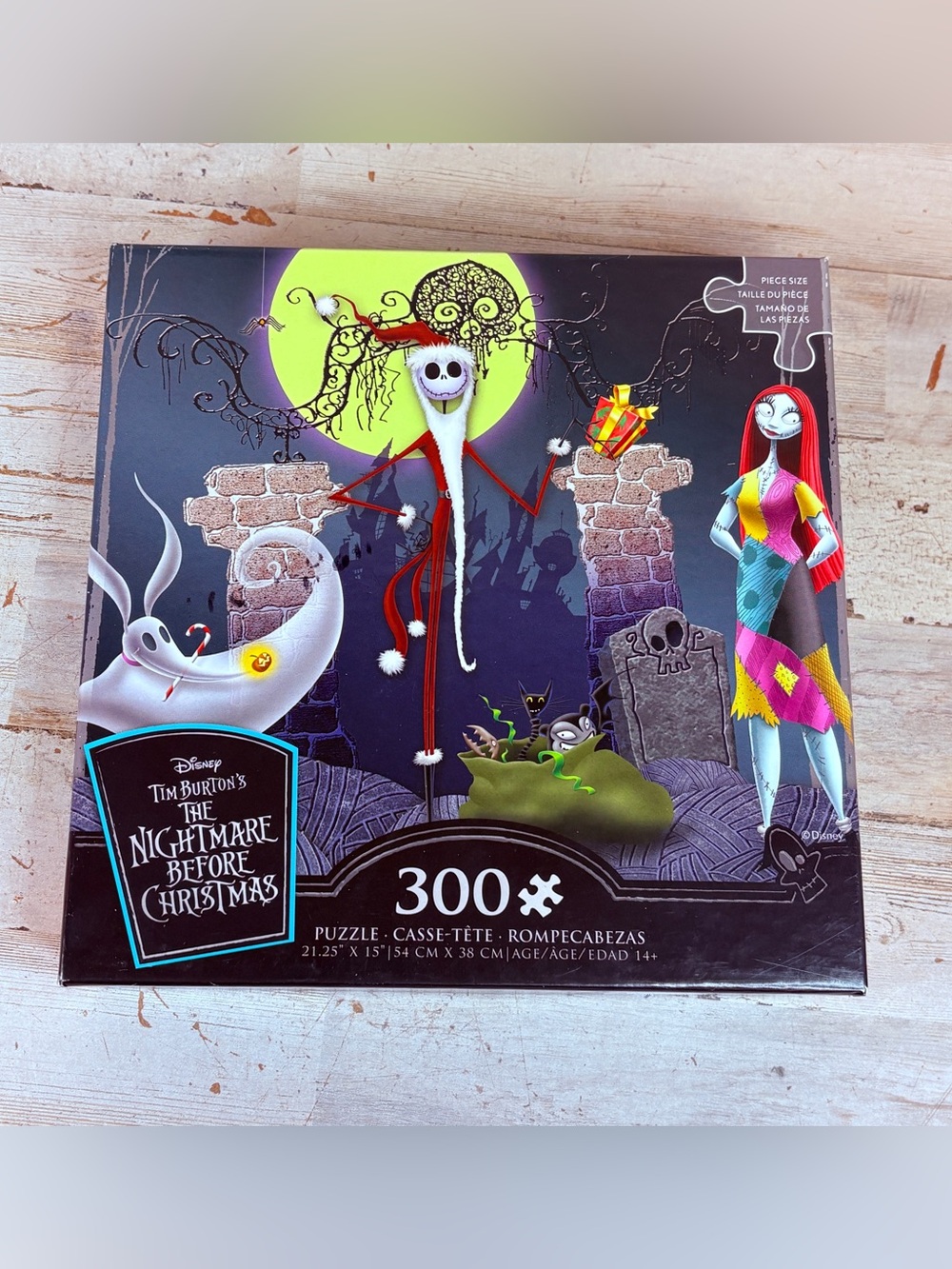 Disney Nightmare Before Christmas 300 Piece Puzzle Jack Skellington Sally Zero